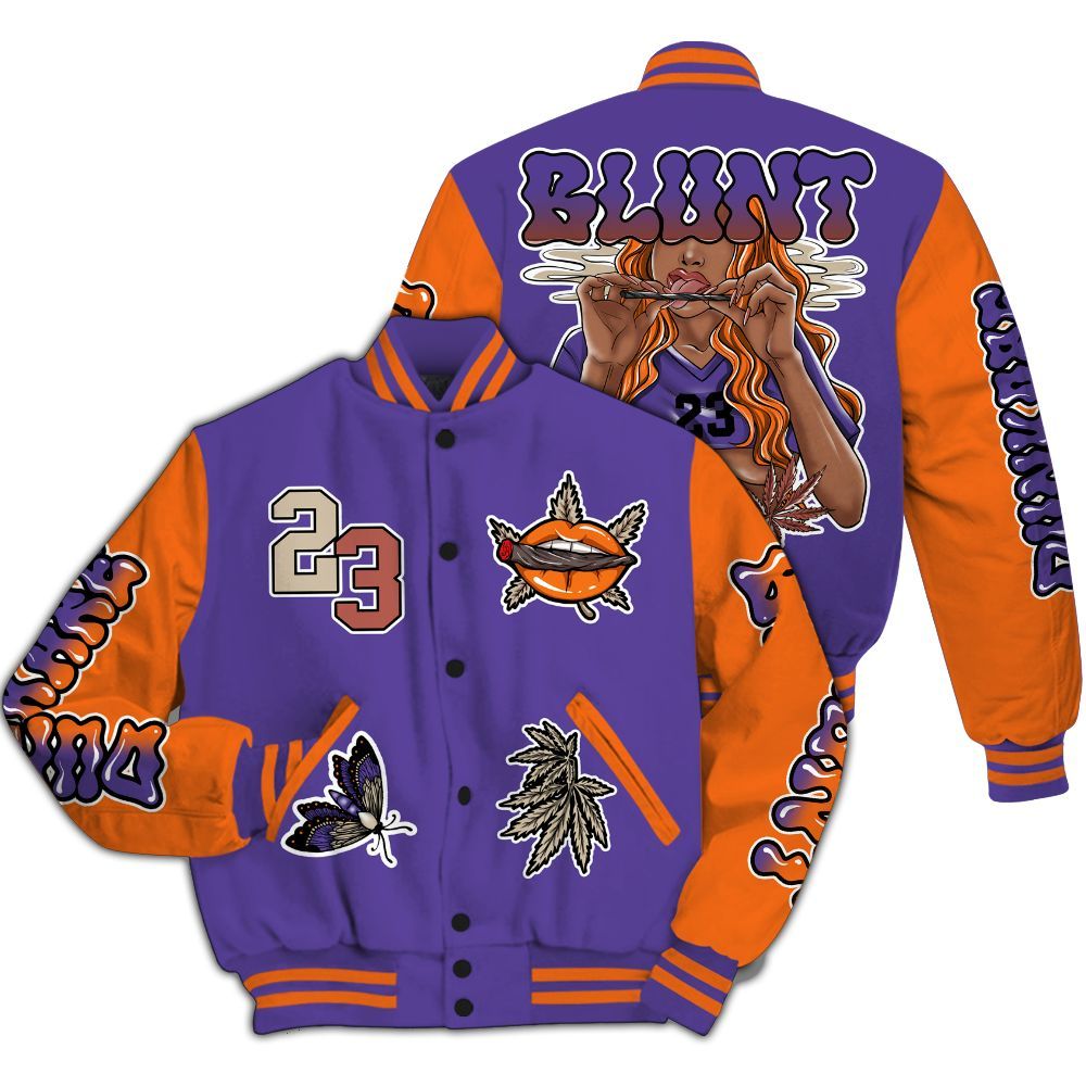 Varsity Jacket To Match Air Max Waffle SP Voltage Purple - Bluntz Unique All Over Print