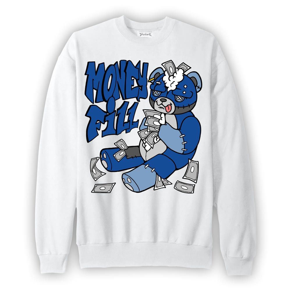 Sweatshirt To match Low Space Royal 11s Sweatshirt - Money Fill Hugz Graphic