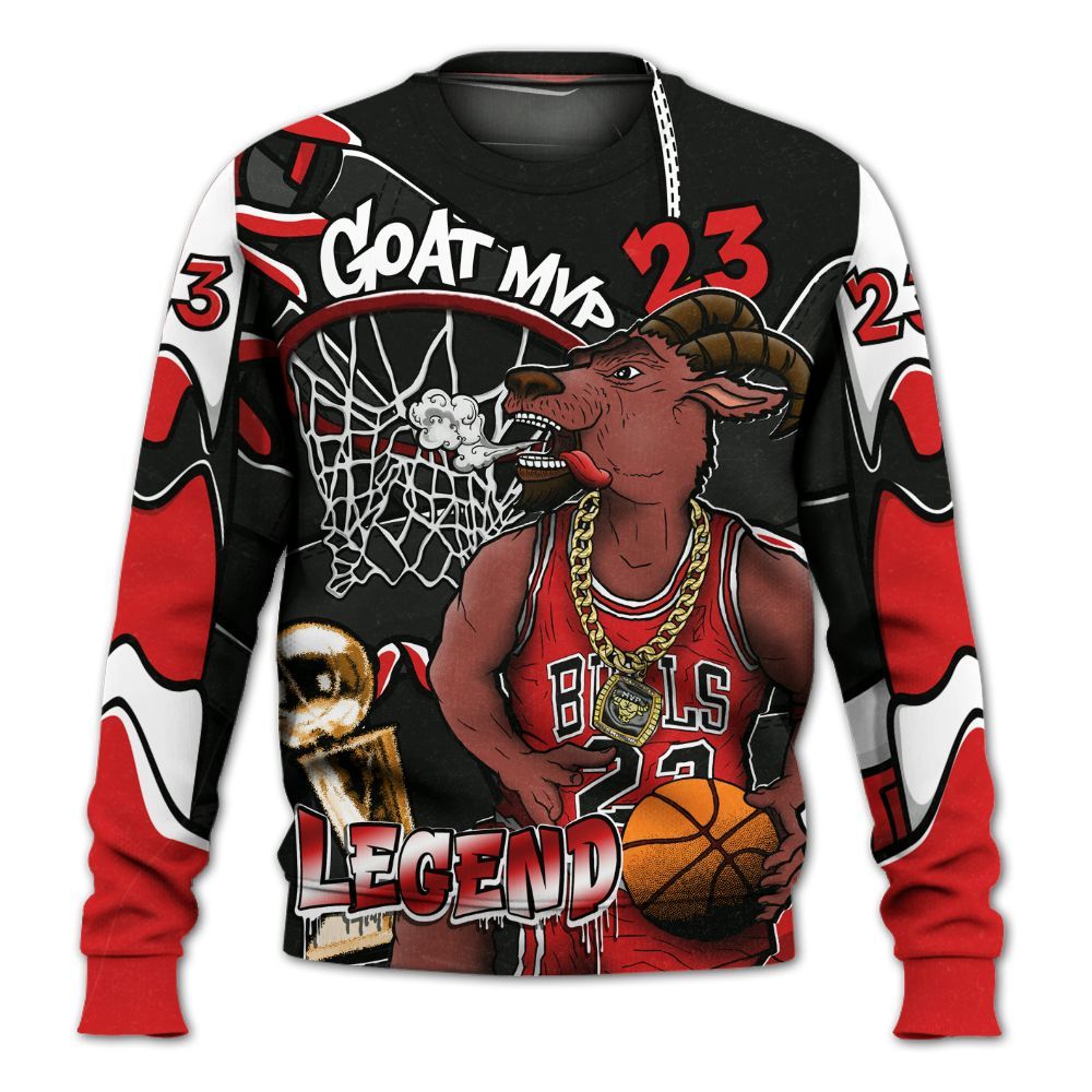 Sweatshirt To Match Low Bred 11s - 23 Goat JD All Over Print