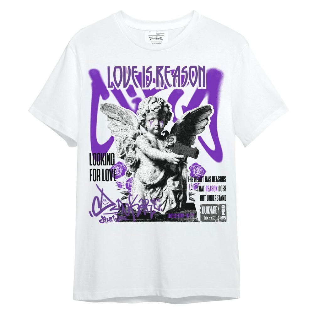 Shirt To Match Retro Dark Iris 3s - Love Is Reason Unisex Shirt