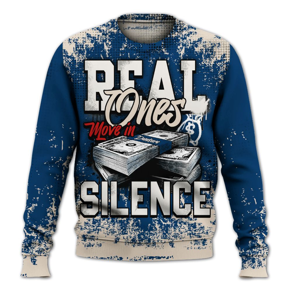 Sweatshirt To Match Retro Rare Air 11s - Move In Silence Money Street Retro All Over Print