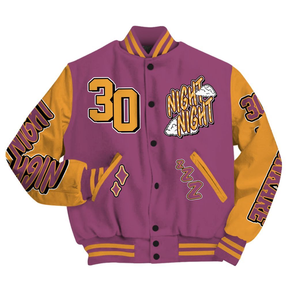 Varsity Jacket To Match High OG Brotherhood 1s - Seeya Skeleton All Over Print