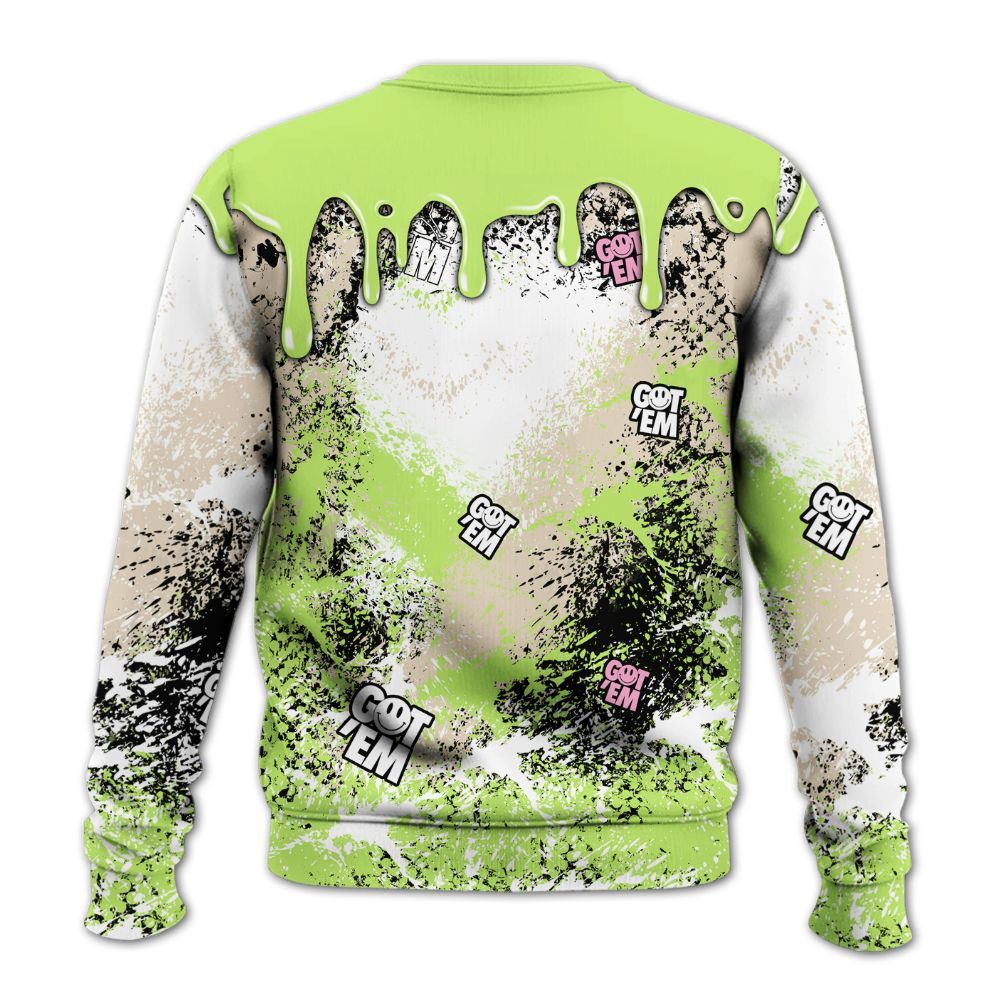 Sweatshirt To Match Jack Black Night Silver - Dripping 23 Drip All Over Print