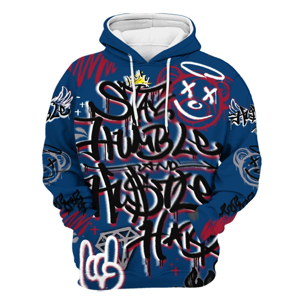 Hoodie To Match Rare Air 4s - Humble Drip Streetwear Graffity All Over Print