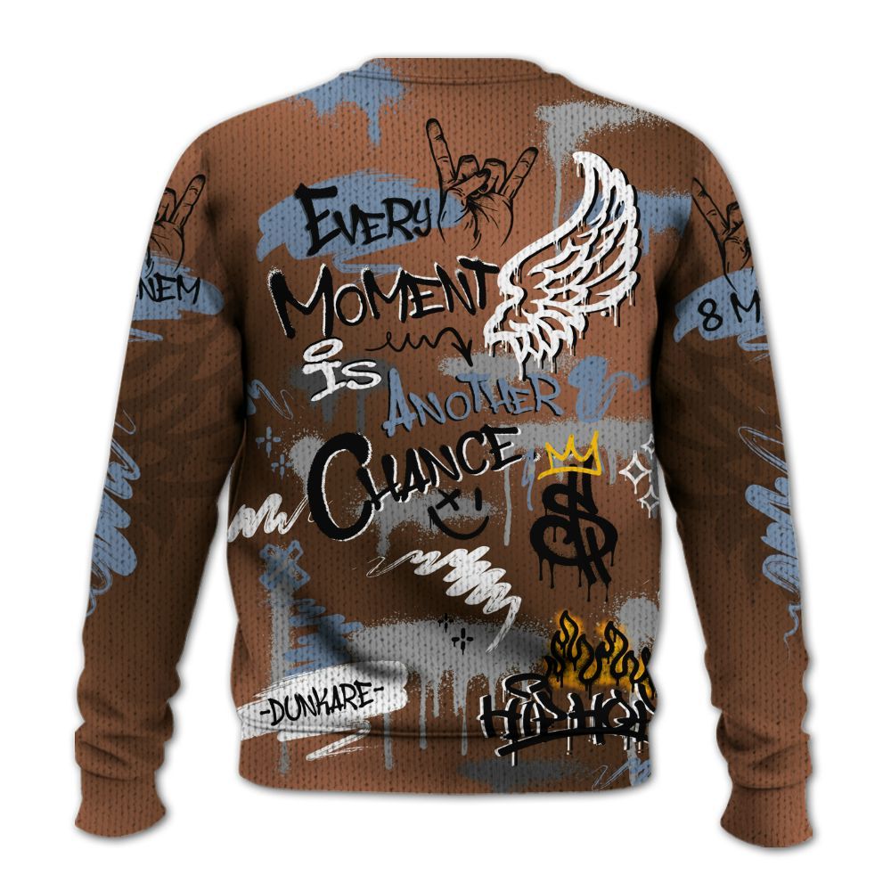 Sweater To Match Air Foamposite Metallic Copper - 8Mile Movie Graffiti Graphic