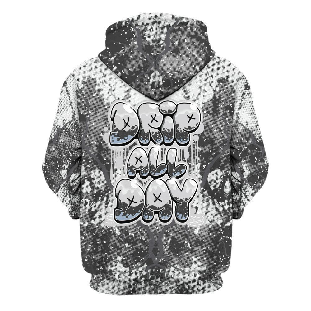Hoodie To Match Reverse Black White 6s - DRIPPIN Days Graphic Halloween All Over Print
