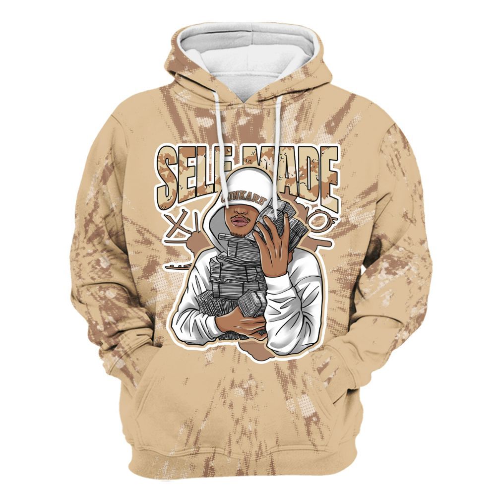 Hoodie To Match Desert Camo 3s - Selfmade Lux All Over Print