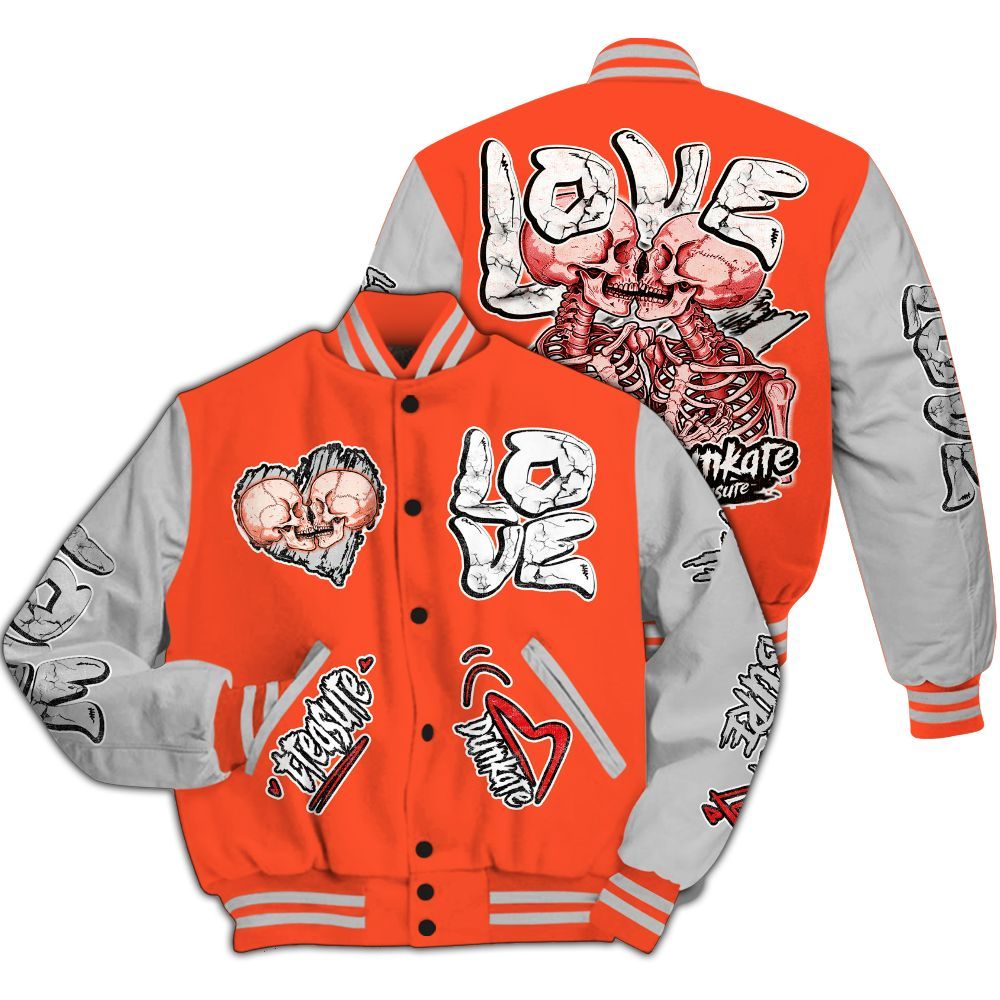 Varsity Jacket To Match Air Max 1 86 Cosmic Clay - Skull Bear All Over Print