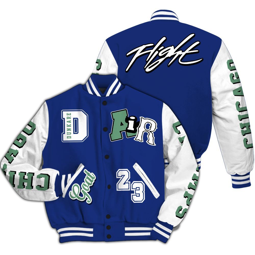 Varsity Jacket To Match Dunk Low Tennis Classic - AIR Number 23 GOAT All Over Print