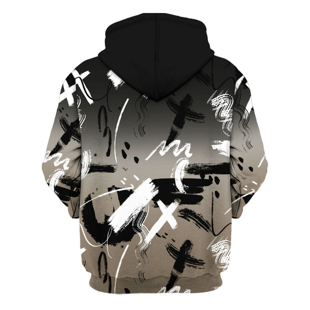 Hoodie To Match Low OG Dark Mocha 1s - Money Hustle Grind Pray All Over Print