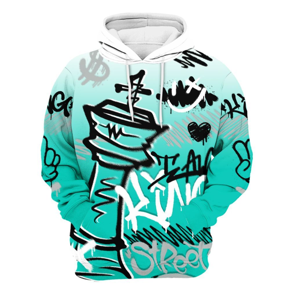 Hoodie To Match Air Max 95 Dark Tiffany - Street King Chess Streetwear All Over Print