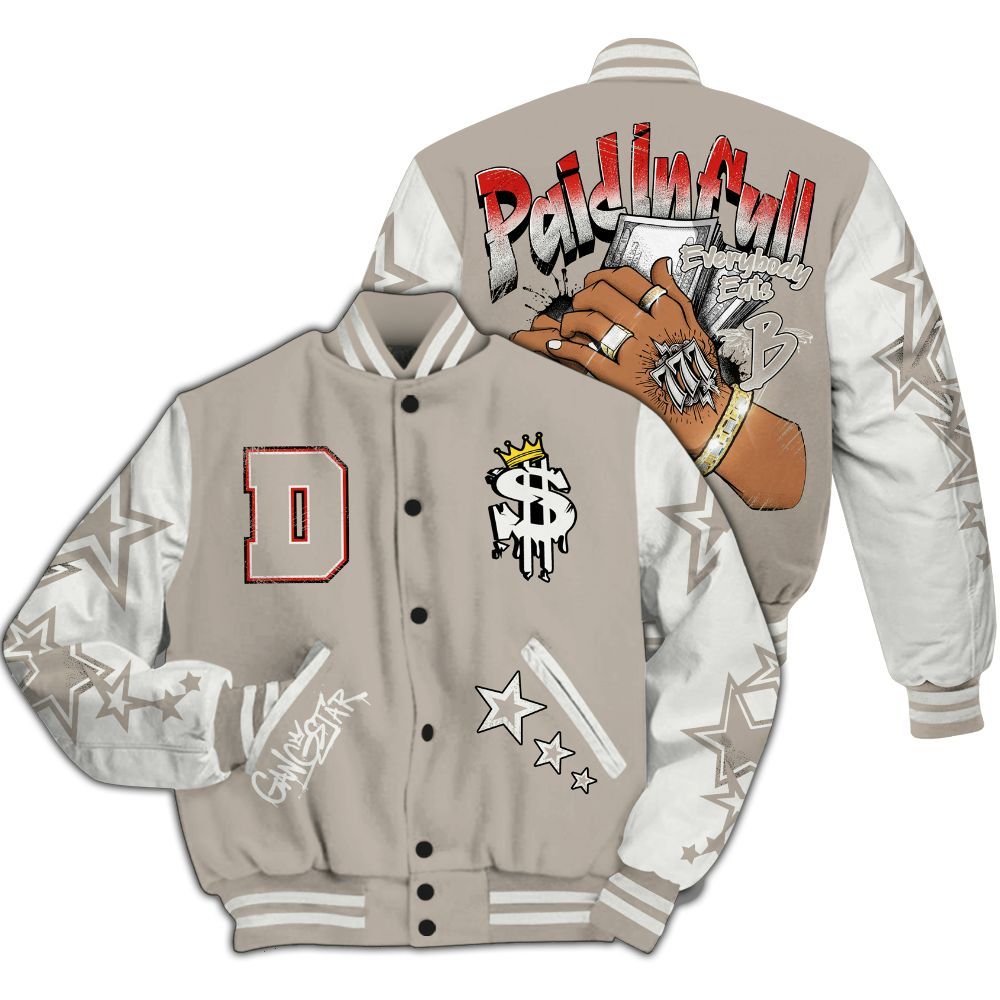 Varsity Jacket To Match Low OG Phantom 1s - Lucky Money Paid In Full Retro All Over Print
