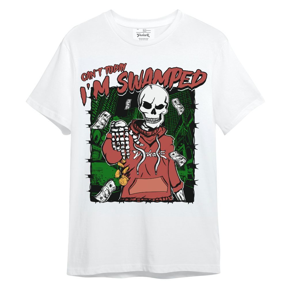 Shirt To Match Dune Red 13s - Can't Today I'm Swamped Unisex Shirt