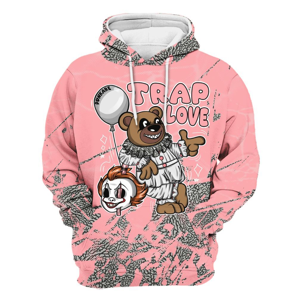 Hoodie To Match Retro Wings 3s - Trap Loves Bear Profound All Over Print