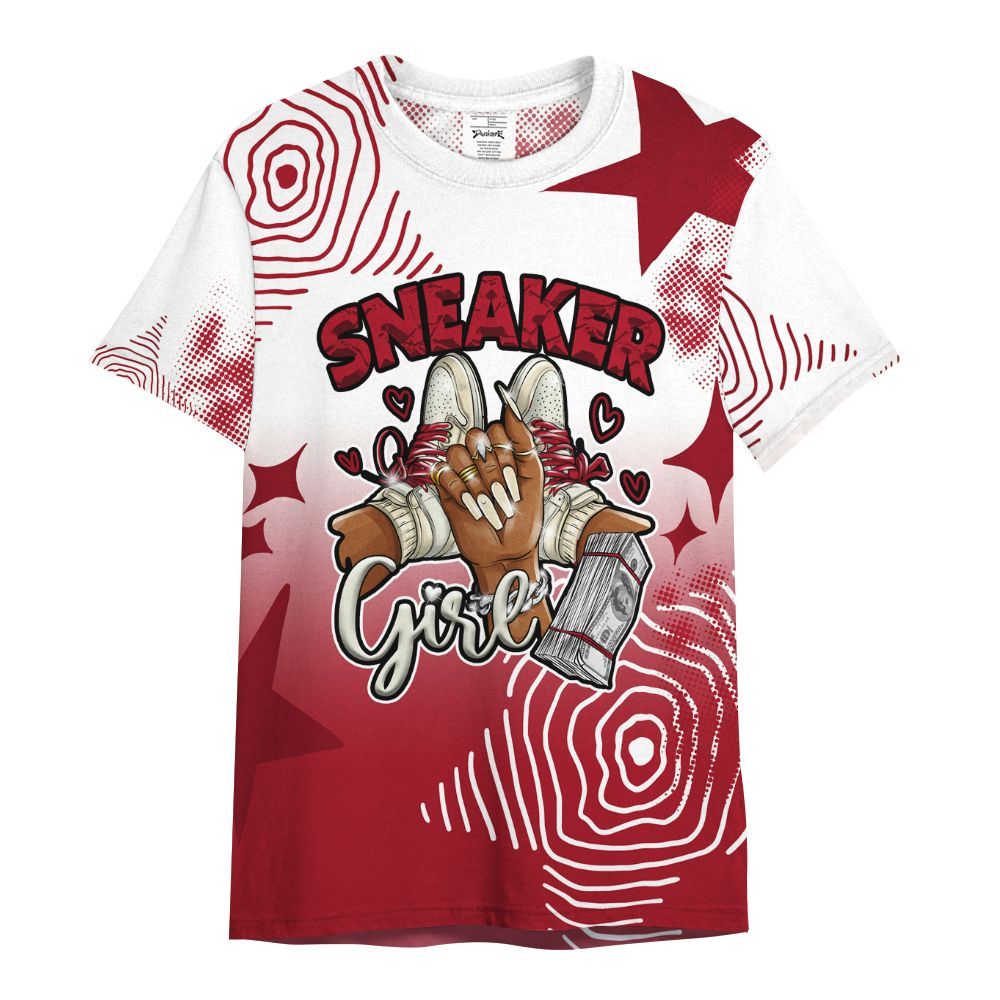 Shirt To Match 2025 High OG Cinnabar 1s - Sneakerz Girlz Unique Starz All Over Print