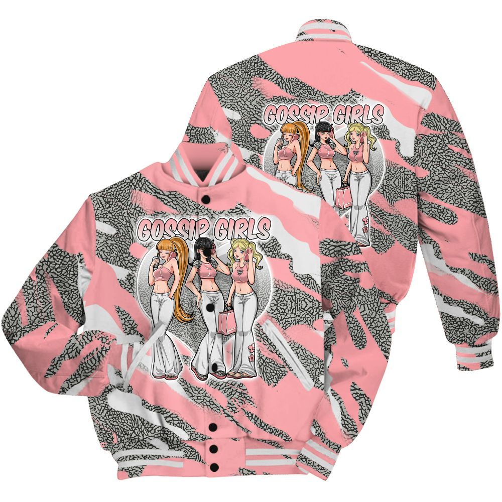 Varsity Jacket To Match Retro Wings 3s Shirt - Gossip'Girls All Over Print