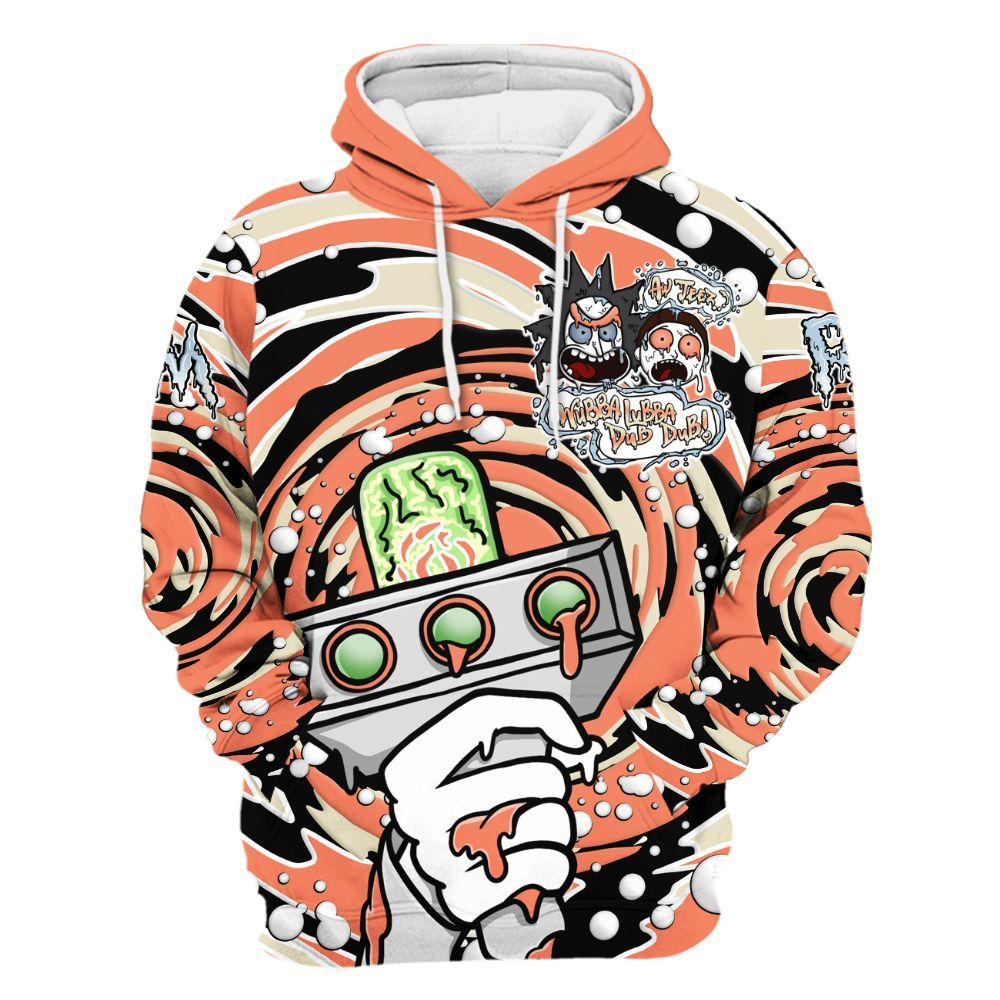 Hoodie To Match DJ Khaled Crimson Bliss 5s - Wubba Rick Drip All Over Print