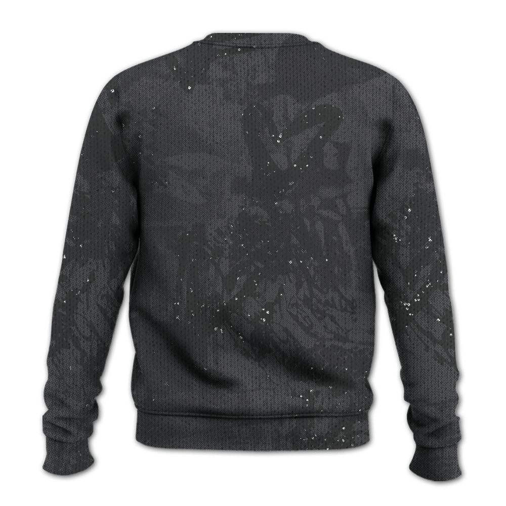 Knitted Sweater To Match Reverse Black White 6s - Sincere Fondness Bear