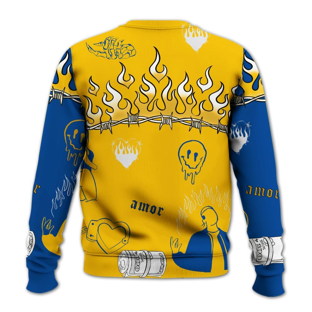 Sweatshirt To Match High Laney 1s - Snake Trust No One All Over Print