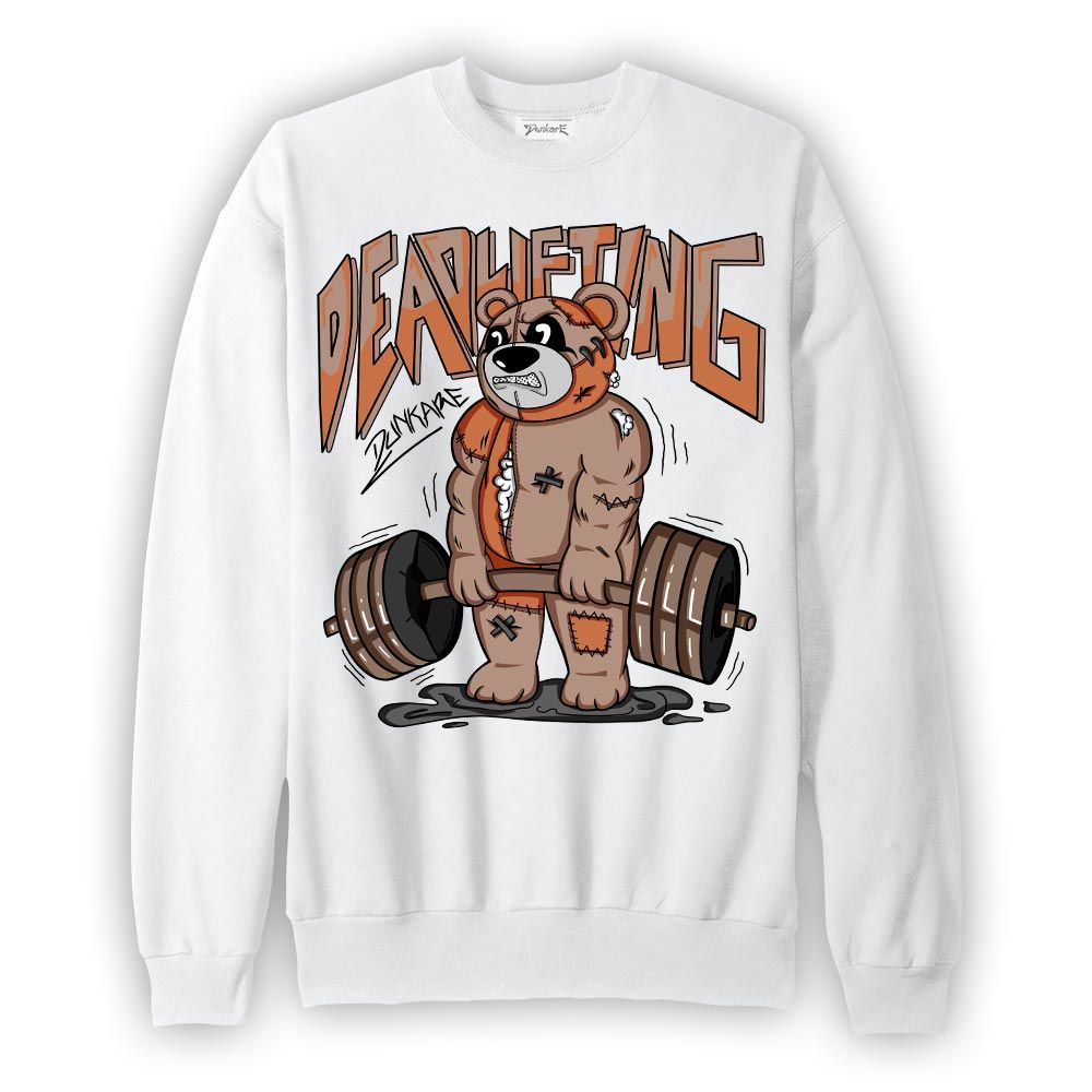 Sweatshirt To match OG Latte 1s Sweatshirt - Deadlifting Bear Graphic