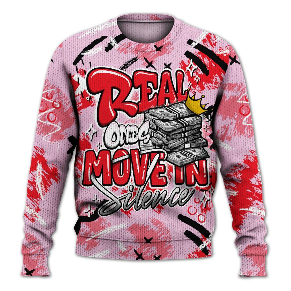 Knitted Sweater To Match Zoom Vomero 5 Valentine's Day 2025 - Real Ones Move In Streetwear