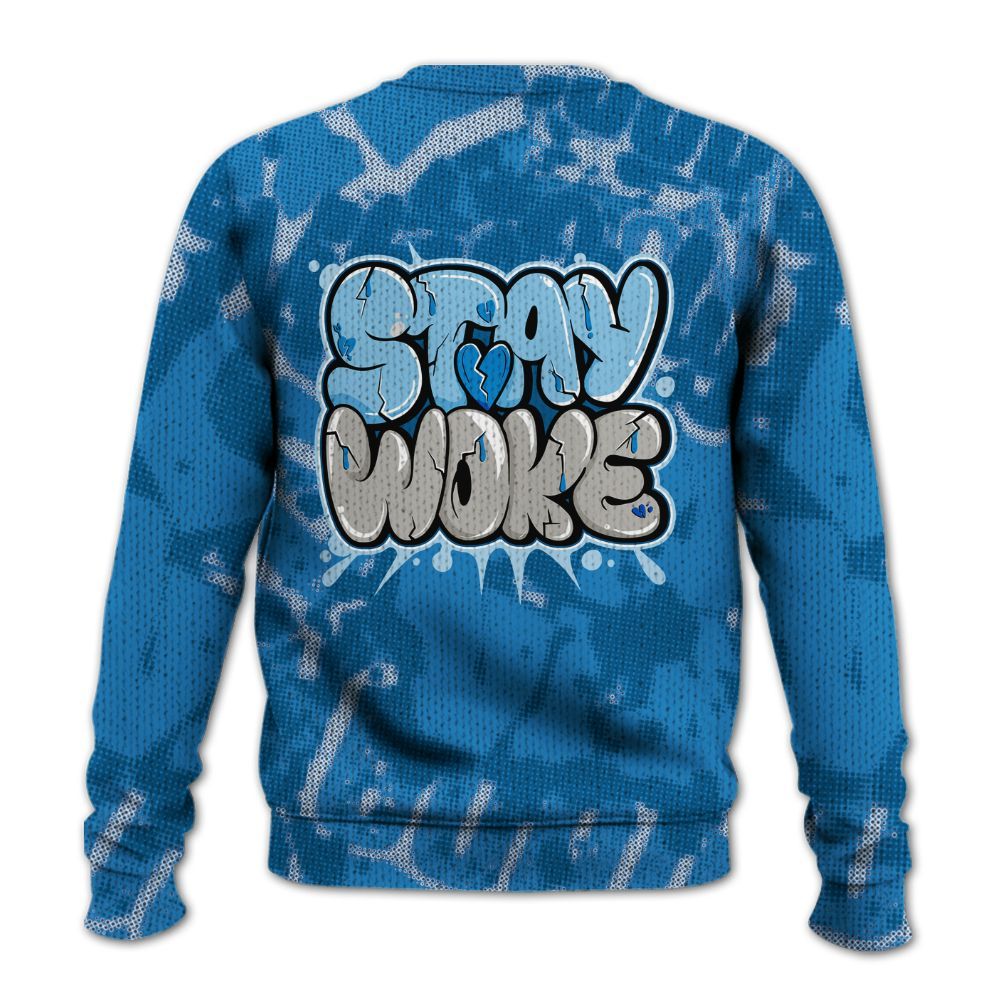 Knitted Sweater To Match Industrial Blue 4s - Stay And Woken Street