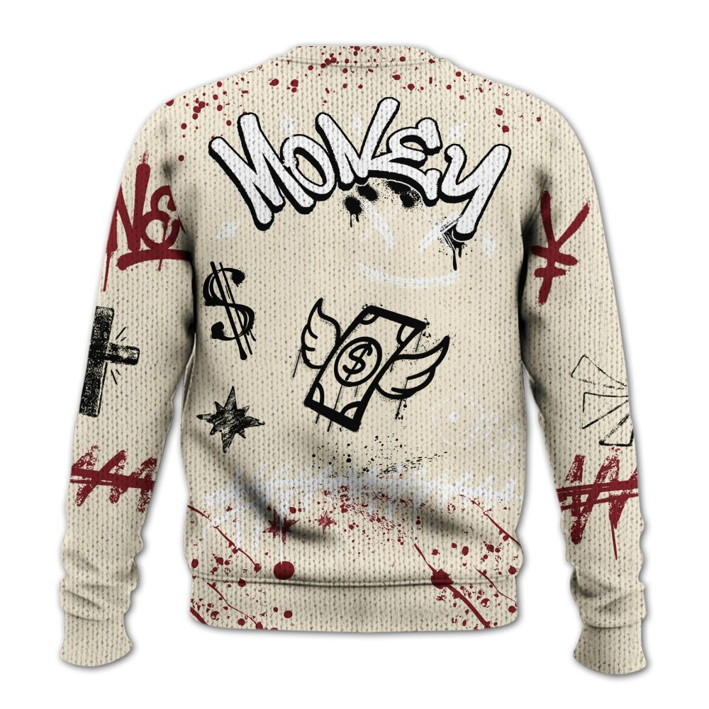 Sweater To Match Valentine's Day 2026 4s - Everybody Paid In Full Crayon Graphic