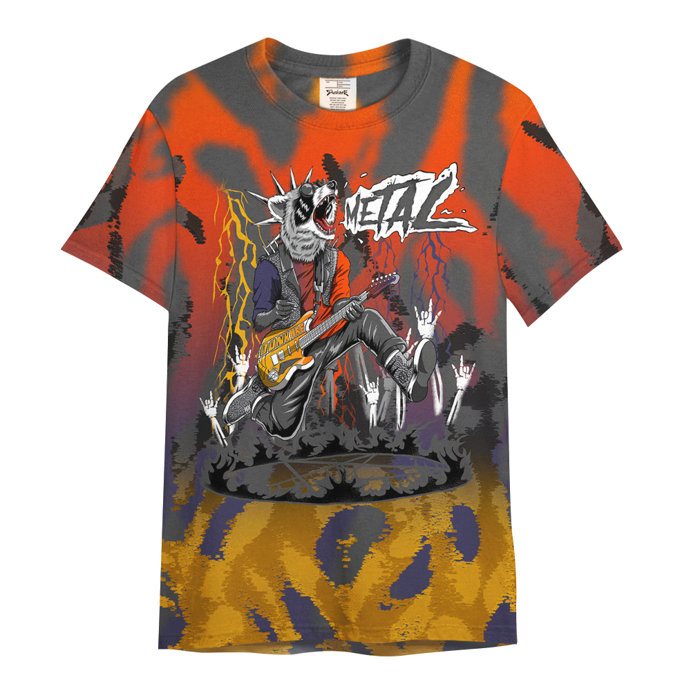 Shirt To Match Rio 3s - Punk Rock Raccoon Burn Graphics Shirt Unisex