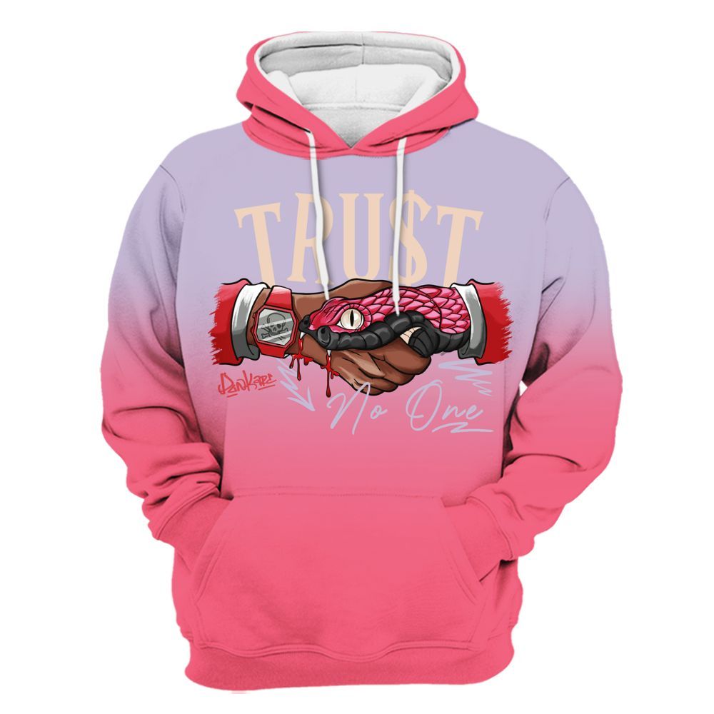 Hoodie To Match Peanut Butter Jelly 5s - Trust No One Drip All Over Print