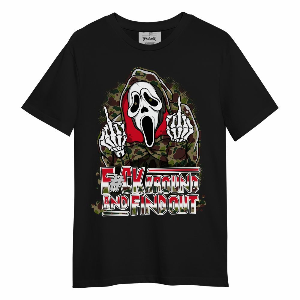 Shirt To Match Air Max 90 Duck Camo Red - F#CK And Find Out Graphic Unisex Shirt