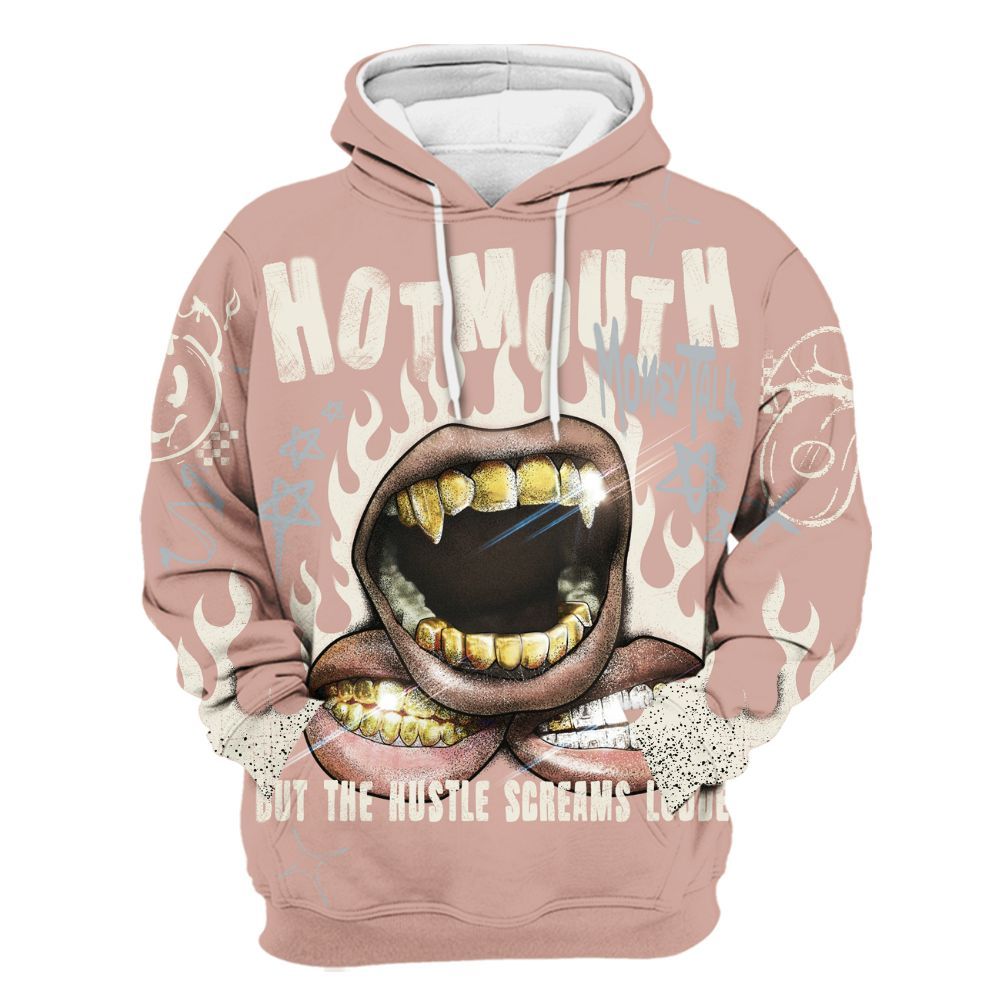 Hoodie To Match Air Force Low 1 Arctic Orange - Mouth Burning Street Style All Over Print