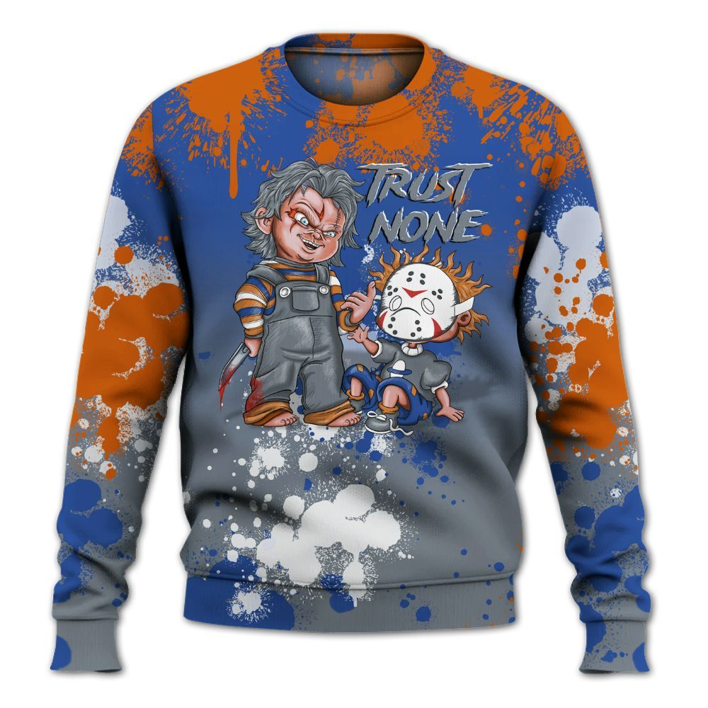 Sweatshirt To Match RS-X GS League - Trust No One Scary All Over Print