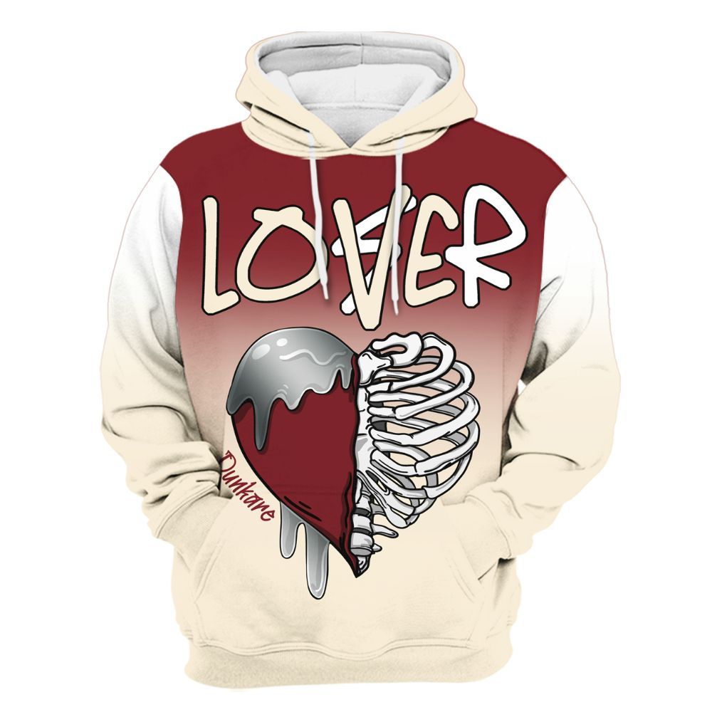 Hoodie To Match Valentine's Day 2026 4s - Loser Lover Dripping All Over Print