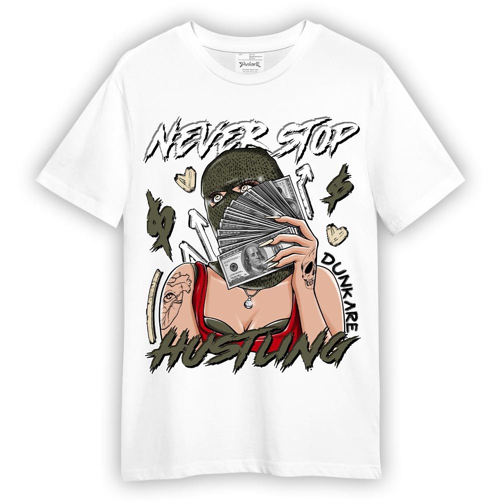 Shirt To Match Low OG Medium Olive 1s - Hustling Unique Shirt Unisex