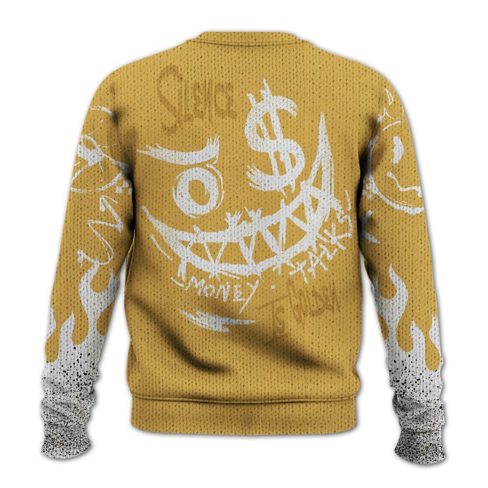 Knitted Sweater To Match Retro Light Ginger 14s - Mouth Burning Street Style