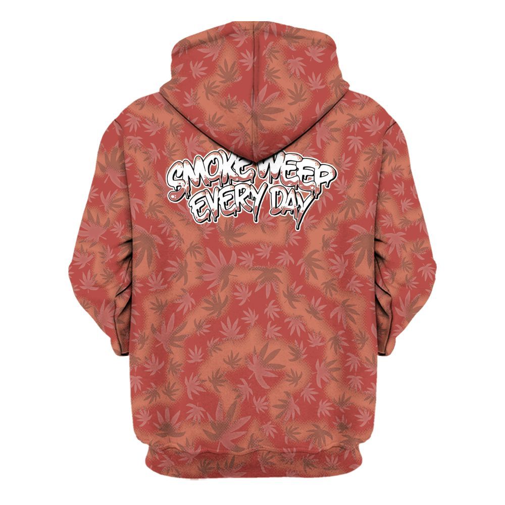 Hoodie To Match Dune Red 13s - Smoking Every Day Graphic Weeding Art All Over Print