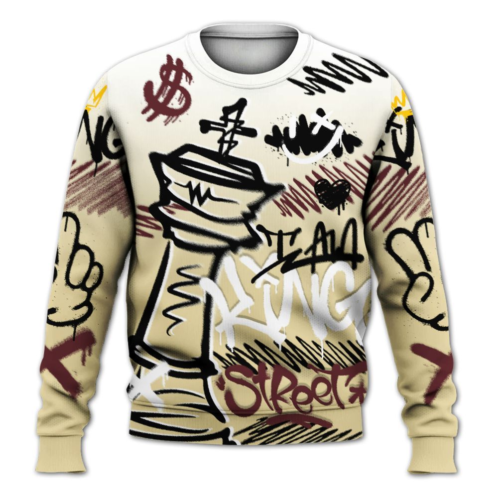Sweatshirt To Match Women Phantom 12s - Street King Chess Streetwear All Over Print