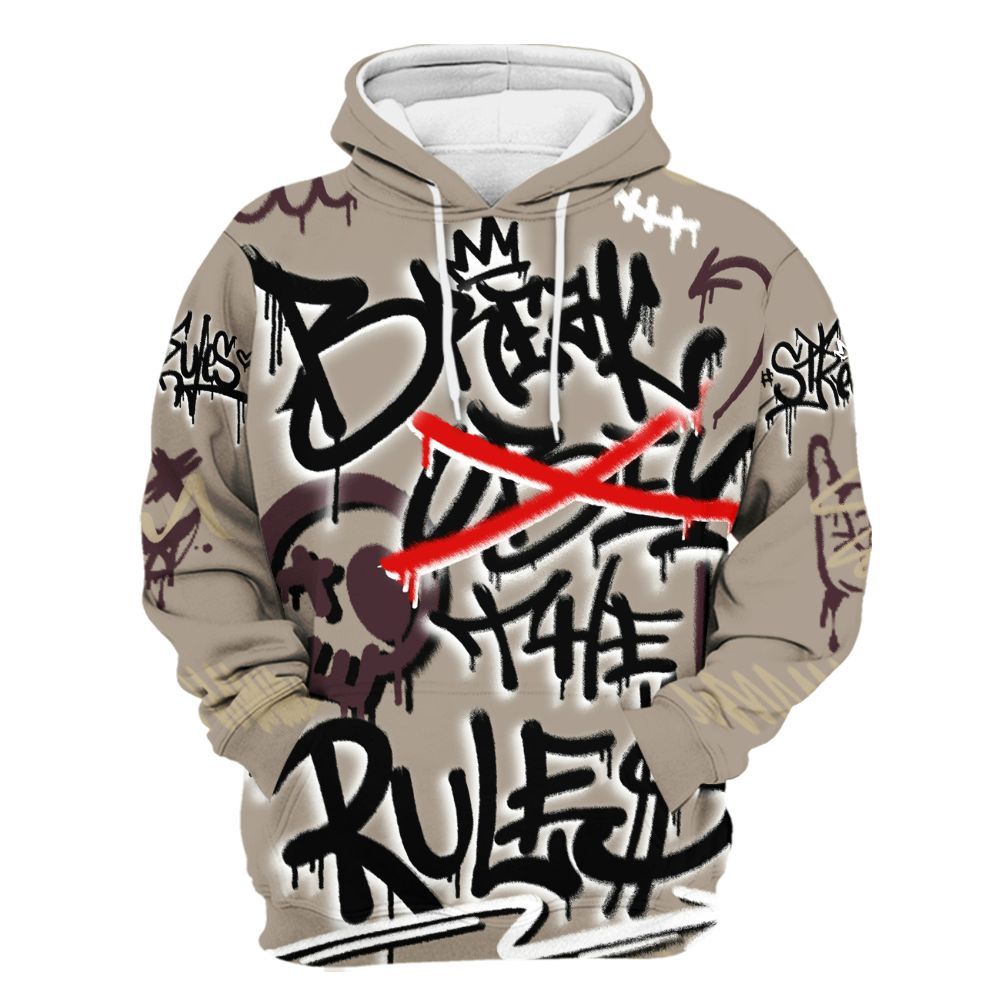 Hoodie To Match AMM Retro Phantom 4s - Break Rules Streetwear All Over Print