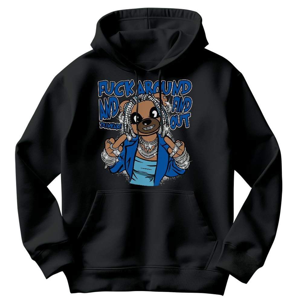 Sweatshirt To Match Dunk Low Argon - F#ck Around Bear Bear Graphic