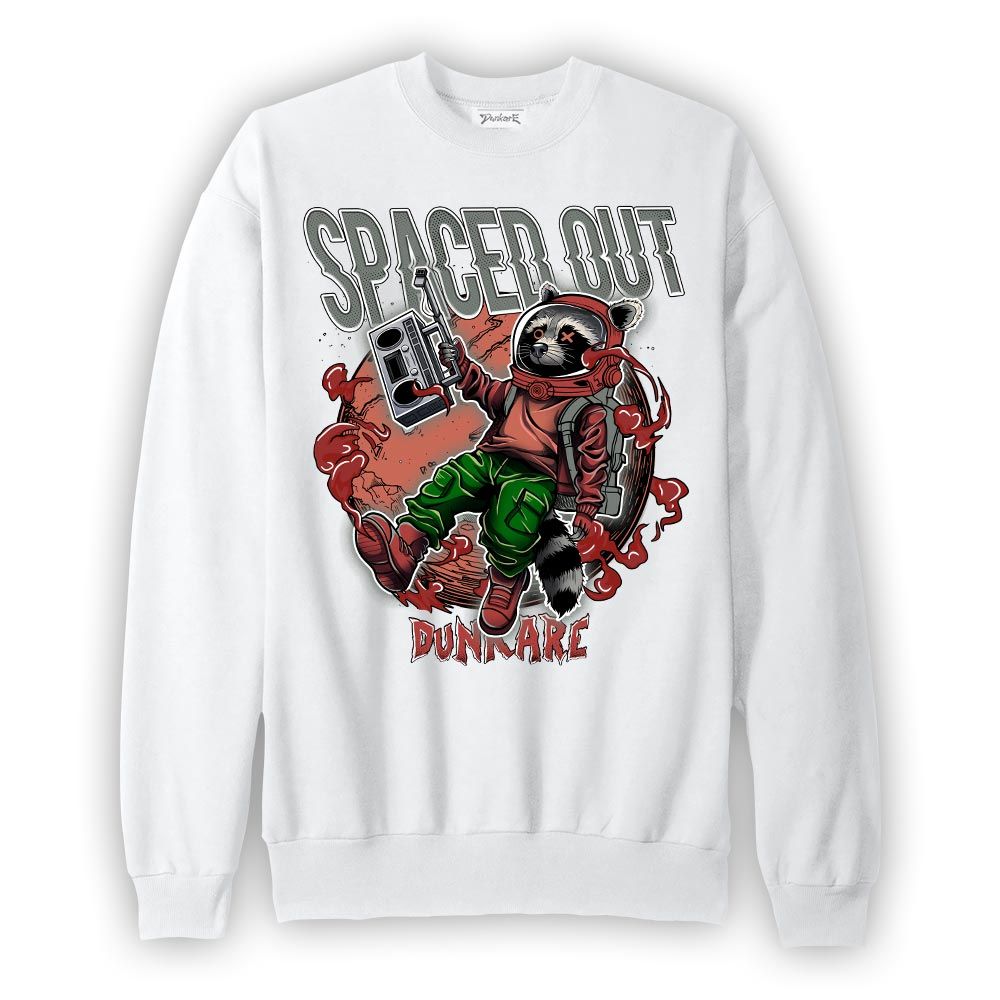 Sweatshirt To match Dune Red 13s Sweatshirt - Spaced Out Raccoon Graphic 1605 NMP