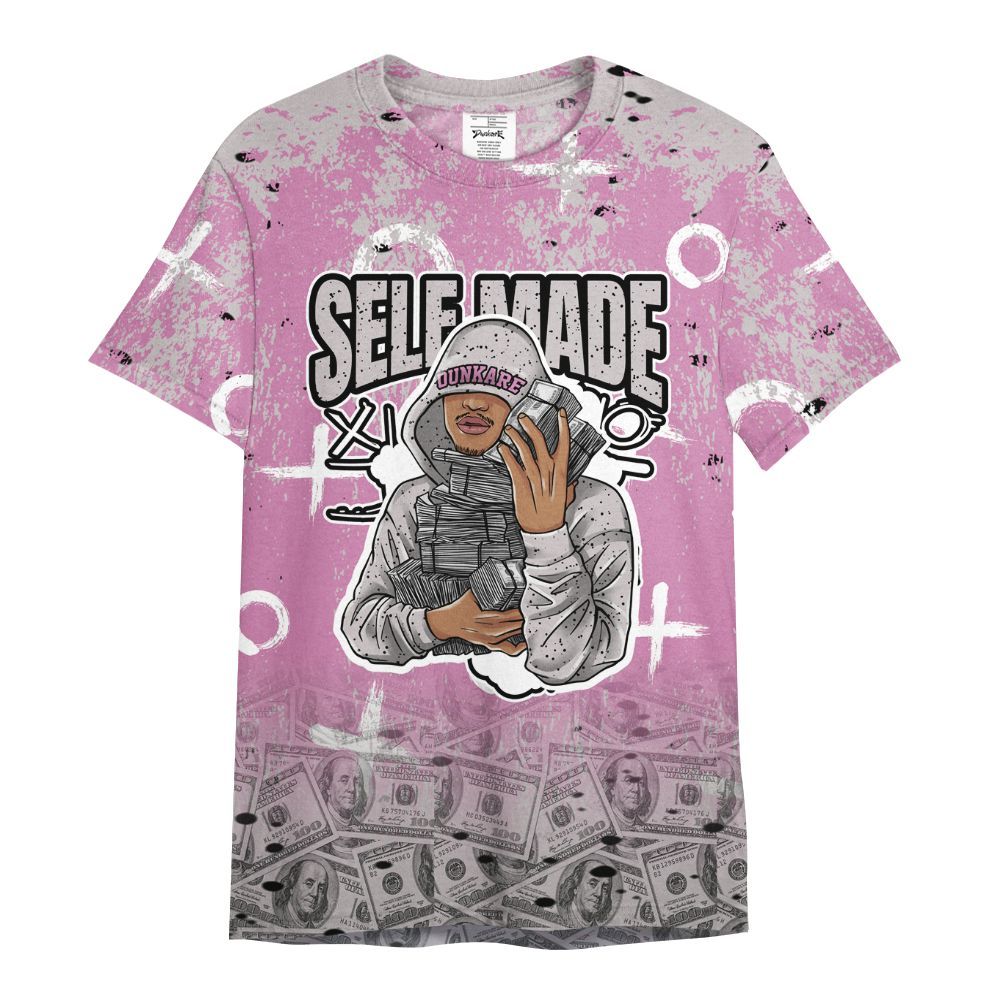 Shirt To Match Neutral Grey Black White Orchid 4s - Selfmade Unique Grunge All Over Print