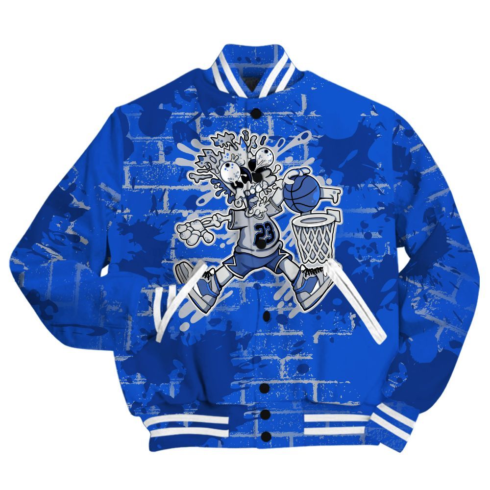 Varsity Jacket To Match Air Foamposite One Royal Shirt - 85's Dunks Graphic Halloween All Over Print