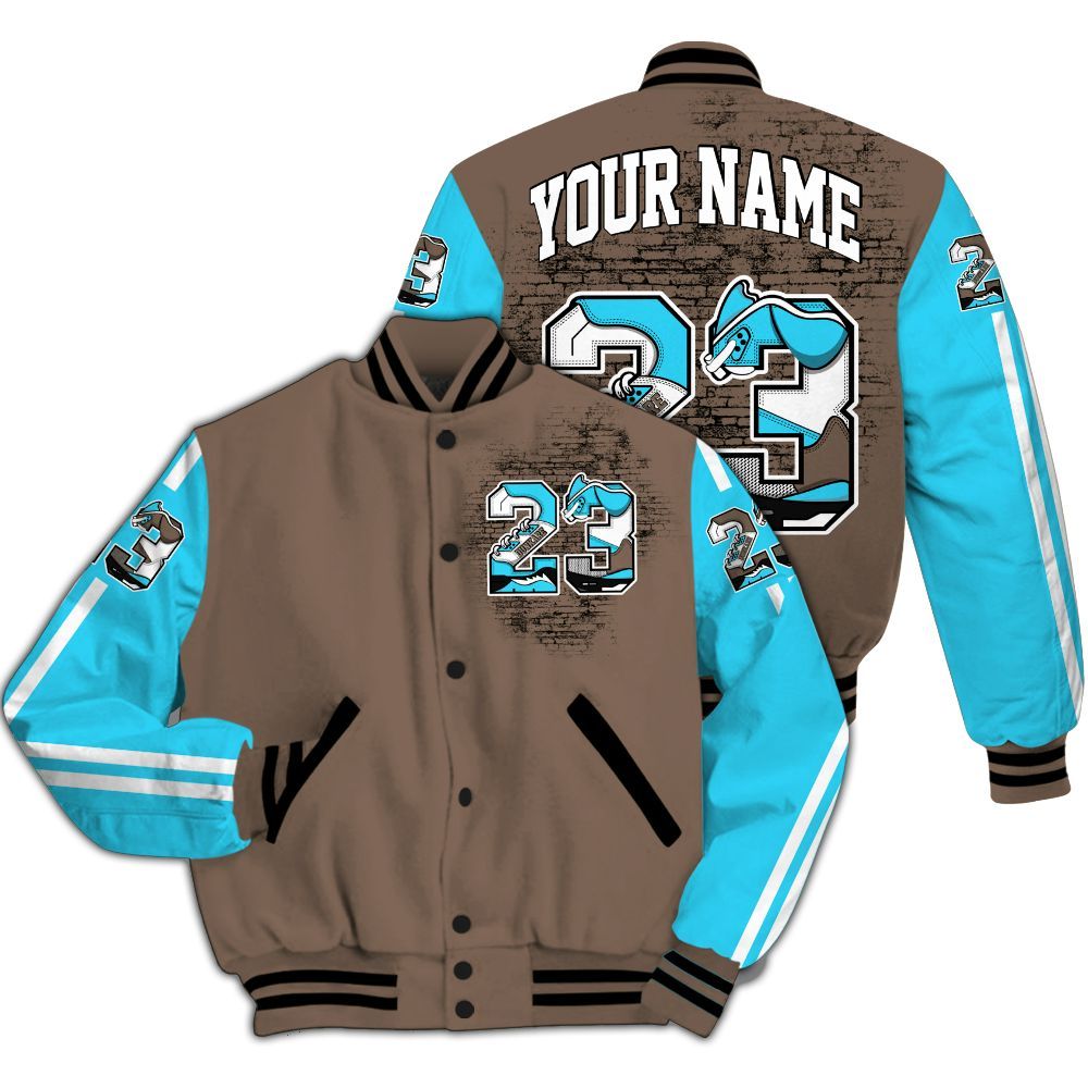 Varsity Jacket To Match Olive Concord 9s - Custom Name Number 23 5s All Over Print