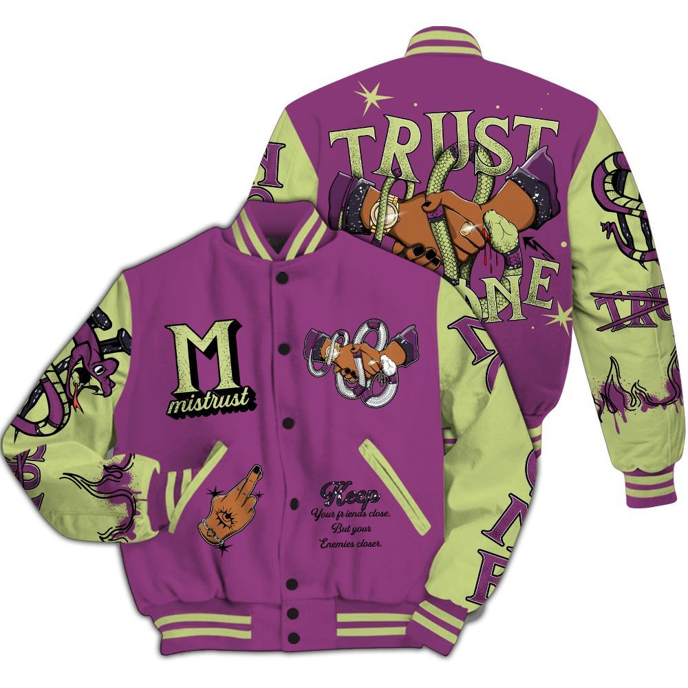 Varsity Jacket To Match Ja 2 Staregazer - Trust No One Snake-Bite Street Style All Over Print