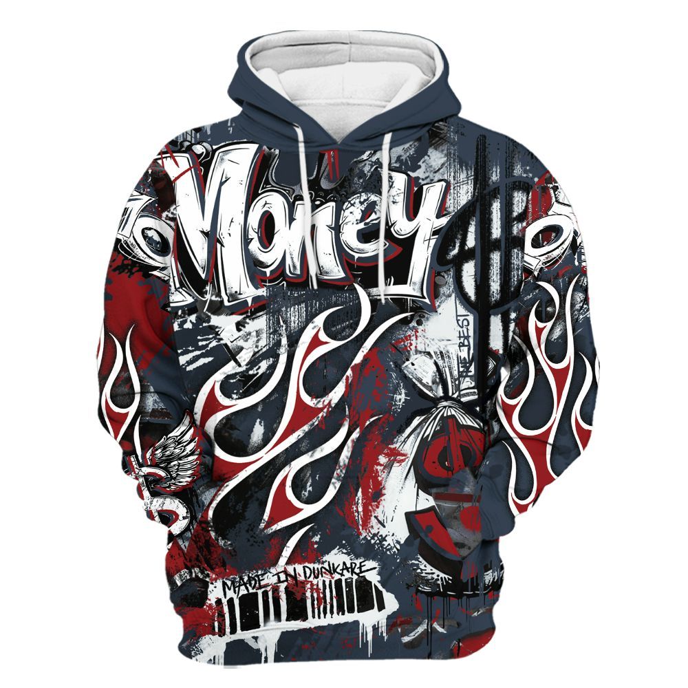 Hoodie To Match Retro Olympic 6s - The Best Money All Over Print