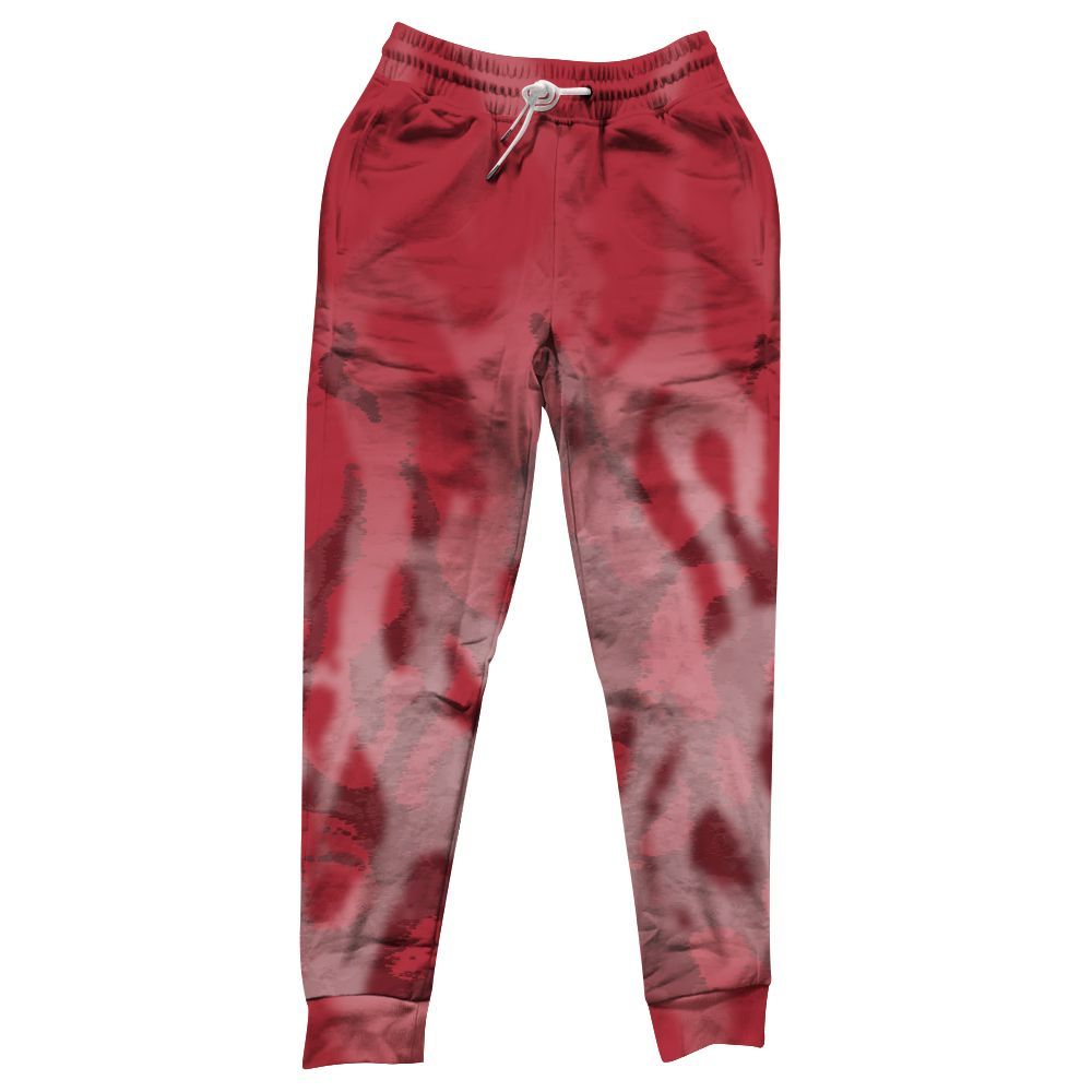 Sweatpant To Match Black Toe 14s - Burn All Over Print