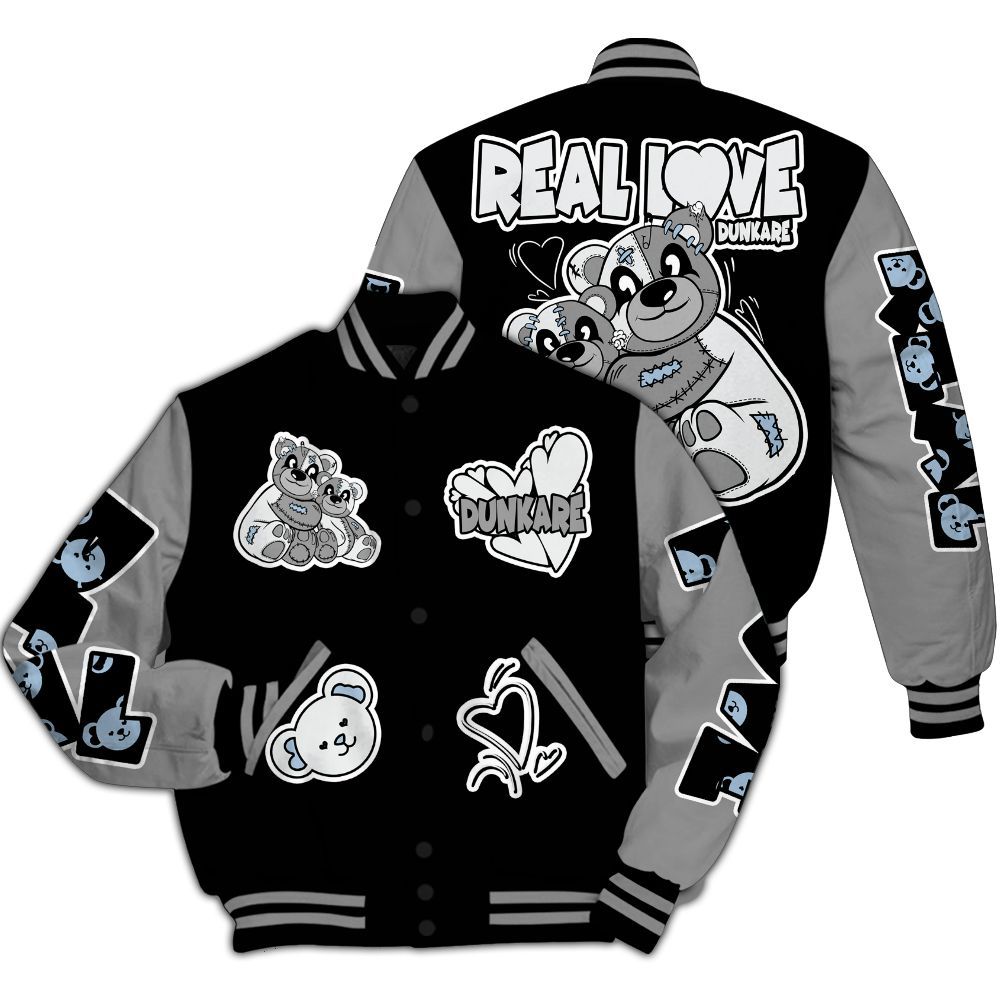 Varsity Jacket To Match Black Chrome 6s - Sincere Fondness Bear All Over Print