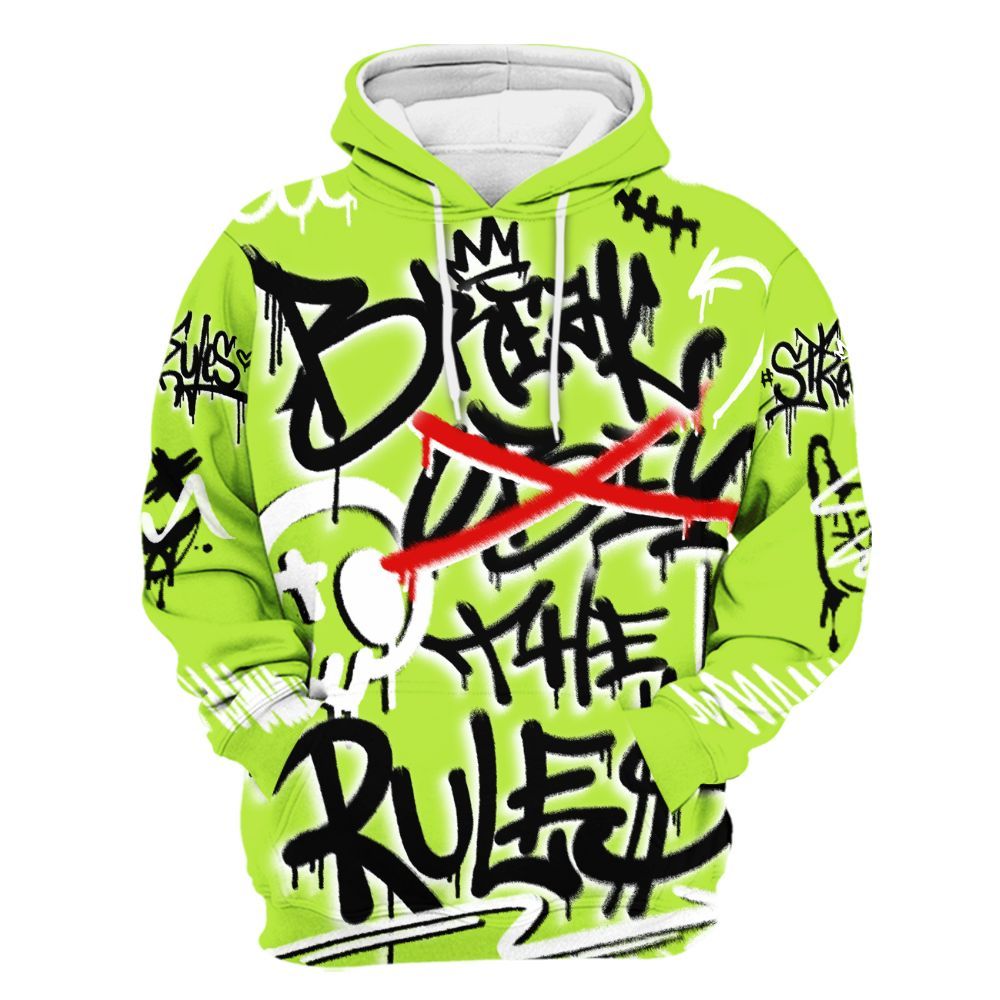 Hoodie To Match Air Force 1 Low Dance Volt - Break Rules Streetwear All Over Print