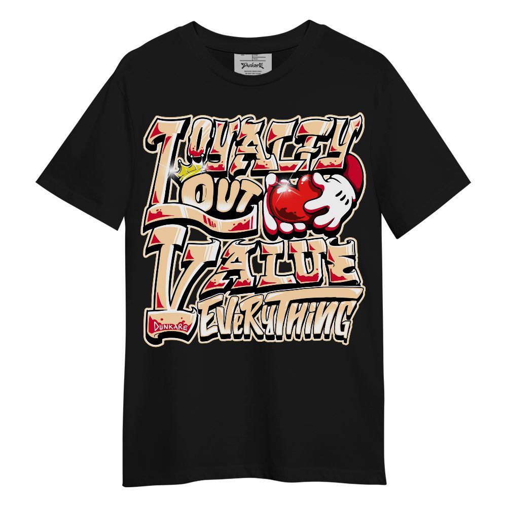 Shirt To Match Retro Pizza GS 4s - Graffiti Loyalty Out Value Graphic
