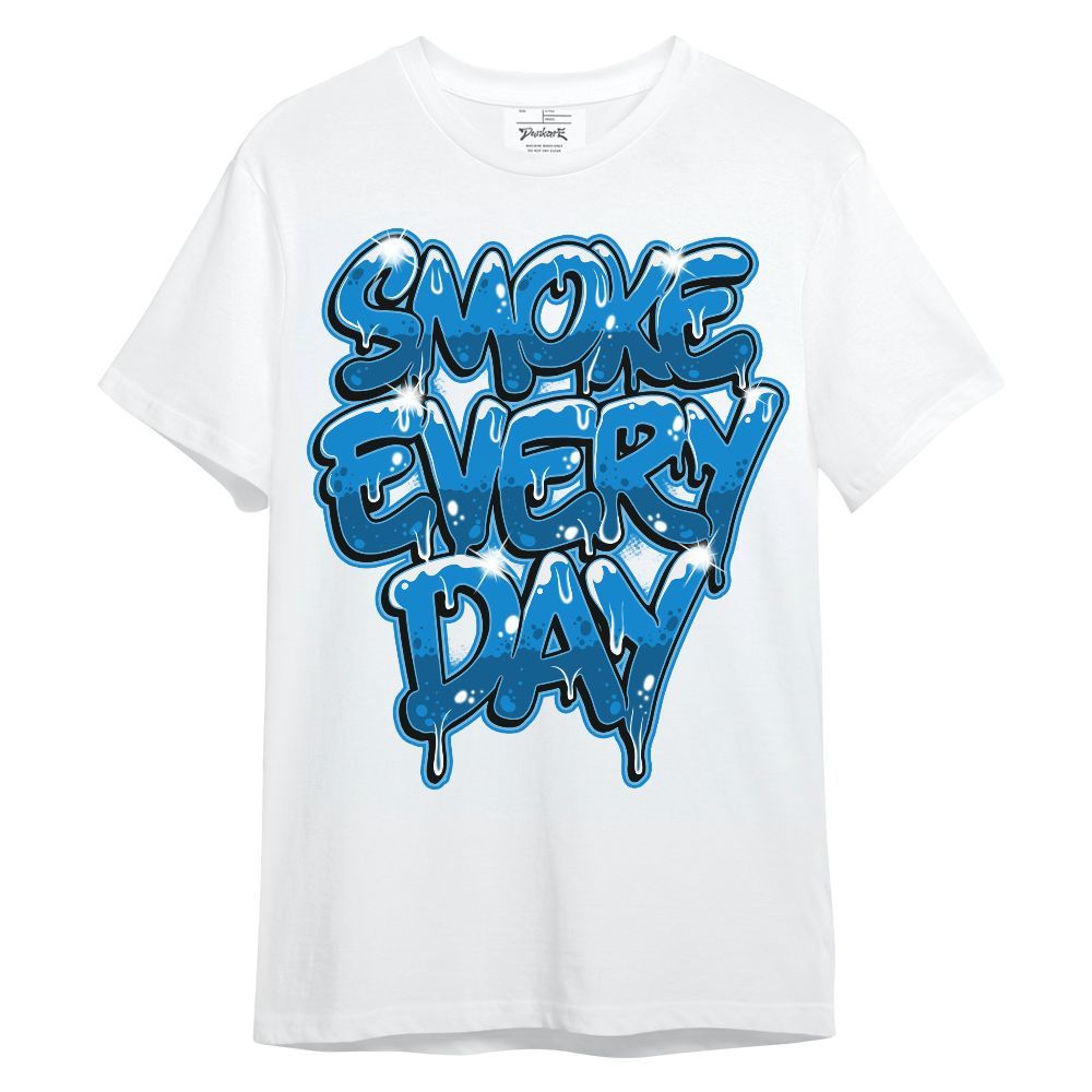 Shirt To Match Military Blue 4s - Smokes Every Day Graphic Unisex Shirt